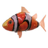 Remote Control Shark Toys Air Swimming Fish RC Animal Toy Infrared RC Flying Air Balloons Clown Fish Toy Gifts Party Decoration