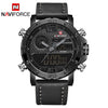 Relógio Masculino NAVIFORCE 9134 Esportivo Militar Pulseira Couro