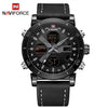 Relógio Masculino NAVIFORCE 9132 esportivo Militar pulseira de couro.