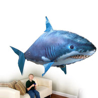 Remote Control Shark Toys Air Swimming Fish RC Animal Toy Infrared RC Flying Air Balloons Clown Fish Toy Gifts Party Decoration